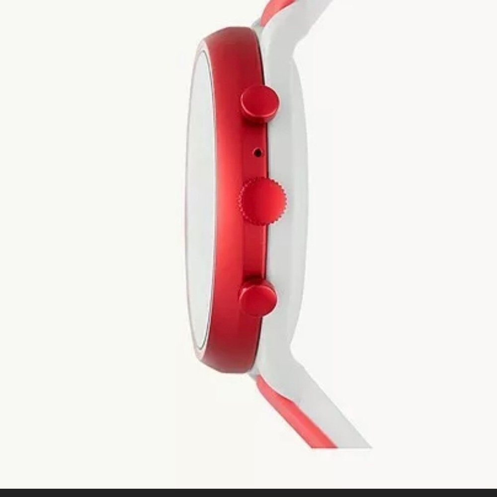 FOSSIL Sport Smartwatch 41mm, Red Silicone, NWT - Picture 3 of 7